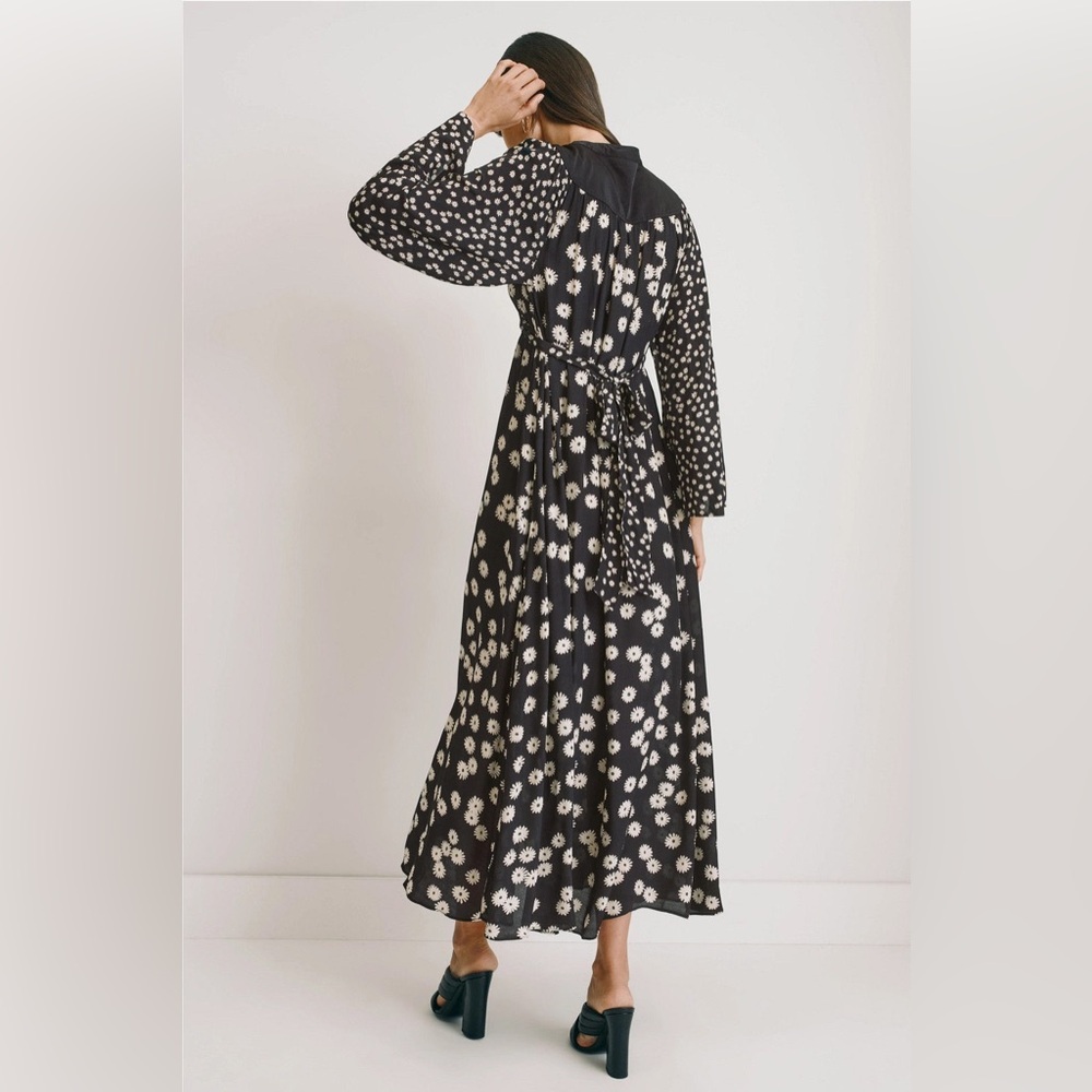 RIXO Black Floral Long-Sleeve Maxi Dress - Picture 2 of 7